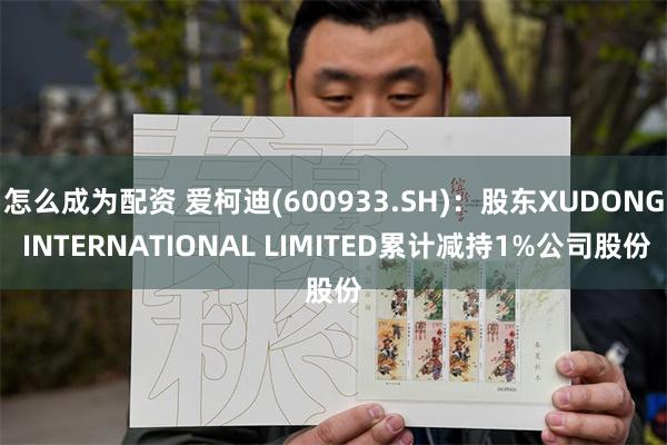怎么成为配资 爱柯迪(600933.SH)：股东XUDONG INTERNATIONAL LIMITED累计减持1%公司股份